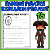 Famous Pirate Research Project: Social Studies