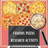 10 Famous Pizzas Research Activity Assignment Culinary Sub Plans