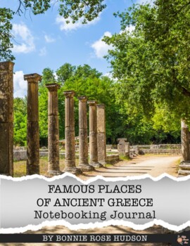Preview of Famous Places of Ancient Greece Notebooking Journal (with Easel Activity)
