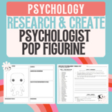 Famous Psychologist - Pop Figurine Activity