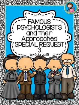 Preview of Famous Psychologists Poster Special Request set 3