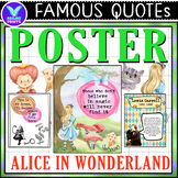 Famous Quotes - Alice In Wonderland Watercolor Inspiration
