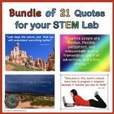 Inspirational Quotes Posters for Your STEM Lab