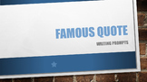 Famous Quotes Powerpoint
