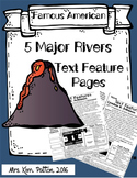 Famous Rivers Text Features Page
