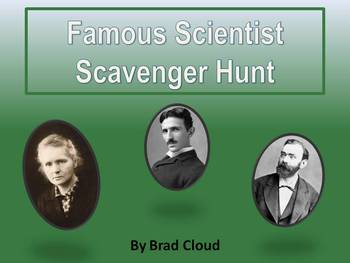 Preview of Famous Scientist QR Code Scavenger Hunt