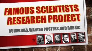 Preview of Famous Scientist Research Project
