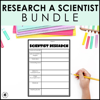 Preview of Famous Scientist Research Project Bundle