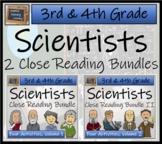 Famous Scientists 1 & 2 Close Reading Comprehension Bundle
