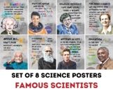 Famous Scientists Posters, Science Classroom Decor, Motiva