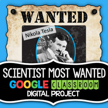 Preview of Famous Scientists Research Project - Digital - End of Year Science Activity