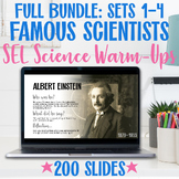 Famous Scientists and Inventors Warm-ups (Bellringers) SEL