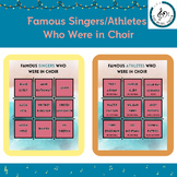 Famous Singers/Athletes That Were in Choir Poster