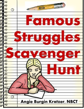 Preview of Famous Struggles Scavenger Hunt