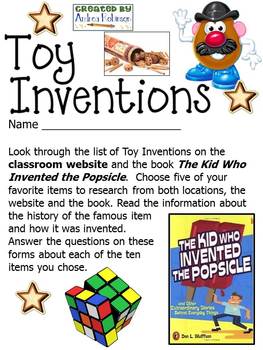 Preview of Famous Toy Inventions!