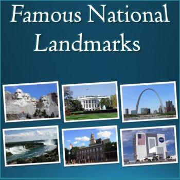Preview of Famous US National Landmarks - Informational Editable PowerPoint Slideshow