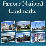 Famous US National Landmarks - Informational Editable Powe