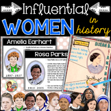 Influential Women in History Powerpoint Posters & Doodle Notes