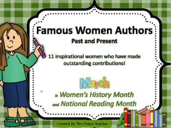 Preview of Famous Women Authors