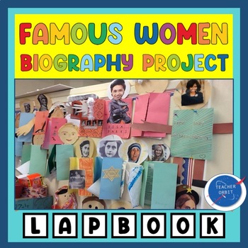 Preview of Famous Women Biography Research Lapbook Project Women's History Month