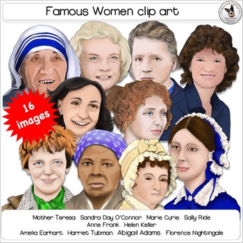 Preview of Famous Women Clip Art