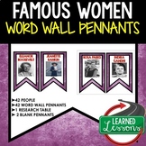 Famous Women in History Word Wall (Women's History Month) 