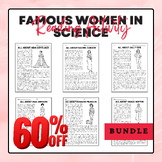 Famous Women in Science Reading Activity Pack Bundle | Wom