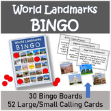 Famous World Landmarks BINGO | Printable and Ready to Play