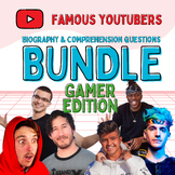 Famous YouTubers: Gamer Edition Bundle - Biography and Com