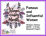 Famous and Influential Women - Women’s History Month: A 5 