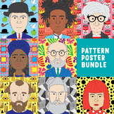 Famous artist pattern posters bundle 1 (30 posters)