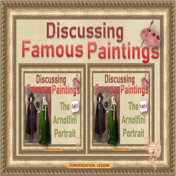 Preview of Famous paintings – The Arnolfini portrait - ESL adult mini unit in PowerPoint