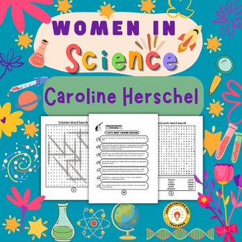 Preview of Famous women scientist Caroline Herschel (women's History Month)