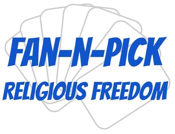 Preview of Religious Freedom - US Government - Fan and Pick
