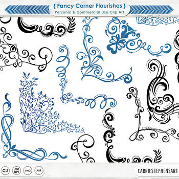 Swirl Circle Borders, Decorative Flourish, Round Monogram Frames, Black  Line Doodle, by CarrieStephensArt