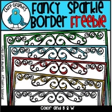 Fancy Sparkle Border Clip Art Freebie