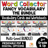 Vocabulary Activities: Word Collector Vocabulary Cards and