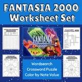 Fantasia 2000: Worksheet Set {Easy Music Sub Plans OR No-P