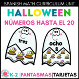 Fantasmas de Número Empareja el número halloween puzzle