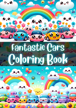 Preview of Fantastic Cars Coloring Book