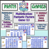 Fantastic Factors Games; Practicing Multiplication Facts, 