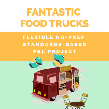 Preview of Fantastic Food Trucks: Flexible No-Prep Project-Based Learning (PBL)