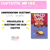 Fantastic Mr Fox - Comprehension and Vocabulary Bundle