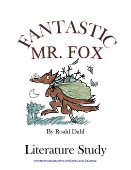 Preview of Fantastic Mr. Fox (TRIAL Literature Study: ch 1-11) Tests, Vocabulary, MORE