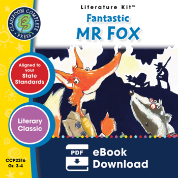 Preview of Fantastic Mr Fox - Literature Kit Gr. 3-4