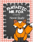 Fantastic Mr. Fox Novel Study & Literature Circle Sheets R