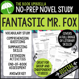 Fantastic Mr. Fox Novel Study { Print & Digital }