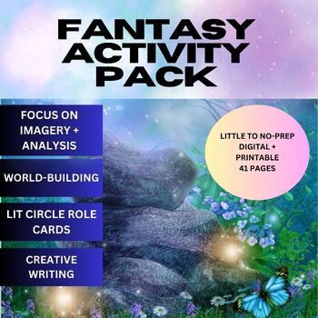 Preview of Fantasy Activities Pack - Any Novel/Movie (Print + Digital)