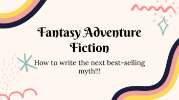 Preview of Fantasy Adventure Creative Writing Powerpoint