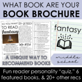 Fantasy Book Recommendation Brochure with Interactive Pers